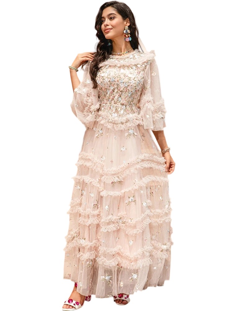 Gorgeous summer long dresses with elegant details