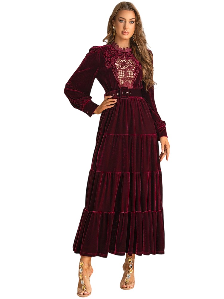 Chic winter party dresses with stylish details